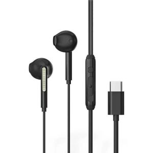 Кабелни слушалки Devia Kintone A1 Type-C, черни - Devia