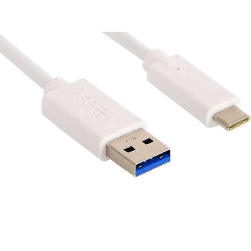 Sandberg USB-C auf USB 3.0 Kabel, 2m, Weiß