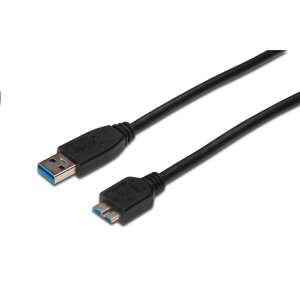 Kabel Assmann USB A - Micro USB B 0.25m (AK-300117-003-S) - Digitus Kabel USB