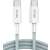 VYOX USB-C to USB-C charging cable, white