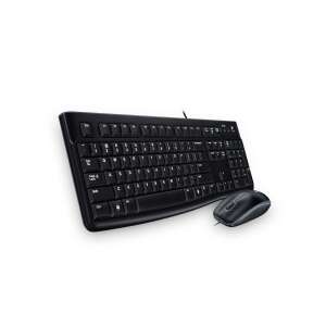 Logitech MK120 Wired Keyboard and Mouse Combo, black - Keyboard