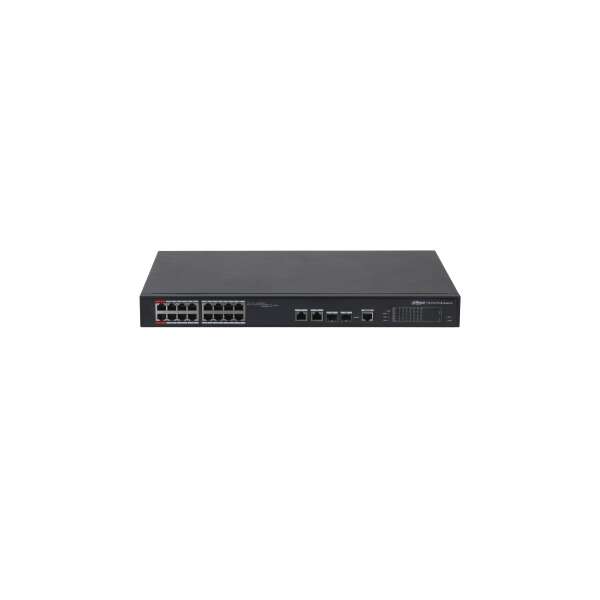 Dahua Menedzselhető PoE switch - PFS4218-16ET-240 (16x 100Mbps Po...