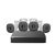 Imou IP wifi camera set with 4 FullColor cameras and NVR recorder