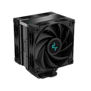 CPU охладител DeepCool AK400 ZERO DARK PLUS, черен, 120mm вентилатор, 4 топлинни тръби - DeepCool