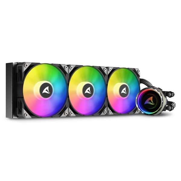 Sharkoon cpu water cooler - s90 rgb aio 360 mm (max. 35 db (a); m...