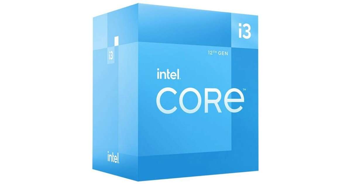 Intel Processzor - Core i3-12100 (3300Mhz 12MBL3 Cache 10nm 60W skt1700 ...