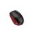 Genius NX-8006S Wireless Mouse - Black and Red, Angled View