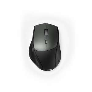 Hama MW-600 Wireless Optical Mouse, black and grey, top view - Mouse