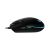 Mouse de gaming cu fir Logitech G102 Lightsync Negru, vedere laterală cu lumină albastră