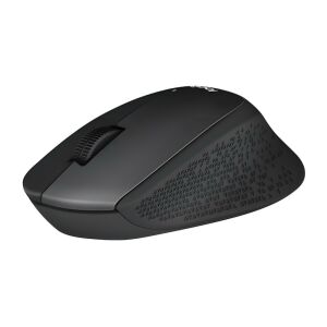 Bezdrôtová myš Logitech M330 Silent Plus - Čierna, uhlový pohľad - Myši