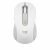 Draufsicht der Logitech Signature M650 Medium Wireless Maus in Off-White