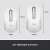 Logitech Signature M650 Wireless Mouse size comparison, Off-White