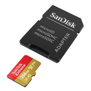 Karta SanDisk Extreme 256GB microSDXC z adapterem SD - SanDisk Karta pamięci