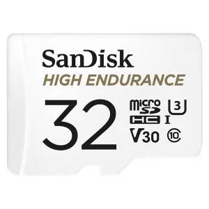 SanDisk MicroSD kartica - 32GB microSDHC High Endurance (100 MB/s, Class 10 U3, V30) + adapter 71956739 - SanDisk