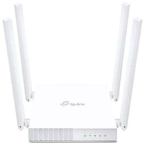 TP-Link Archer C24 AC750 Dual Band WiFi Router, weiß, 4 Antennen