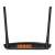 TP-Link Archer MR200 4G LTE Wi-Fi router, black, back view with ports