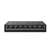 TP-Link LS1008G 8-Port Gigabit Desktop Switch, schwarz, Vorderansicht, zeigt die Ports