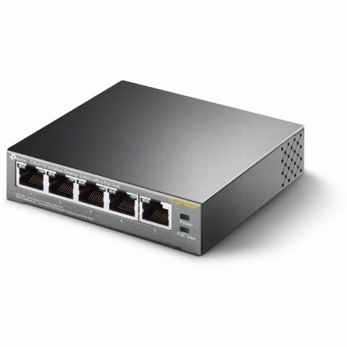 TP-Link TL-SF1005P 5-портов настолен комутатор с 4-портов PoE+