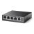 Front view of TP-Link TL-SF1005P 5-Port 10/100Mbps Desktop Switch