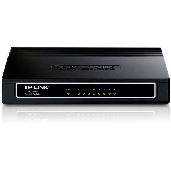 TP-Link Switch - TL-SG1008D (8 port, 1000Mbps)