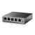 Schräge Ansicht des TP-Link TL-SG105E 5-Port Gigabit Easy Smart Switch
