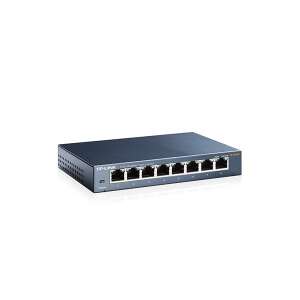 TP-Link TL-SG108 Fara management Gigabit Ethernet (10/100/1000) Negru 64963634 Switch-uri