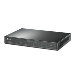 TP-Link TL-SG1210MPE 10-Port Gigabit Easy Smart PoE+ Switch Abgewinkelter Blick - TP-Link