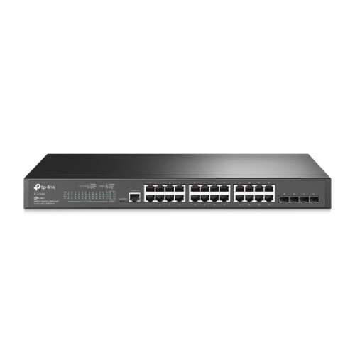 TP-Link Switch Smart - TL-SG3428 JetStream (L2,L2+; IPv6; 24 Anschlüsse 1Gbps + 4 Anschlüsse 1Gbps SFP + Konsolenanschluss)