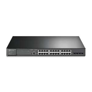 TP-Link TL-SG3428MP 24-port Gigabit Ethernet switch with 4x10G SFP+ slots - TP-Link Switch