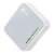 TP-Link TL-WR902AC Nano AC750 Wireless Travel Router, white, angled view