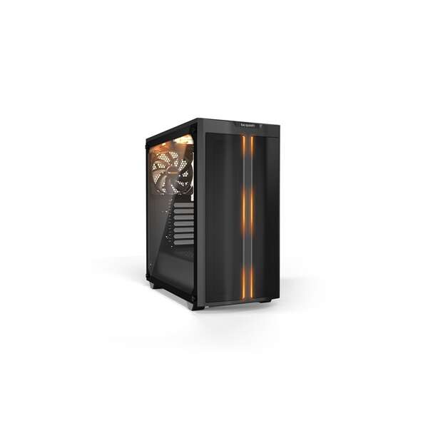 Be Quiet! Számítógépház - Pure Base 500DX Black (ATX, edzett üveg...
