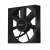 DeepCool 120mm fan, black, for computer case cooling