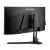 ViewSonic VX3418-2KPC 34-palcový zakrivený herný monitor, zadná strana