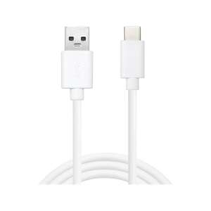 Kábel Sandberg USB-C na USB-A 2.0, biely - USB káble