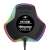 Spirit of Gamer EKO 300 RGB desktop microphone, black, bottom view