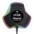 Spirit of Gamer EKO 300 RGB desktop microphone, black, bottom view