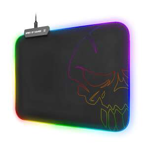 Spirit of Gamer podložka pod myš - RGB Medium (RGB podsvietenie, 350 x 255 x 3 mm; čierna)