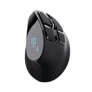 Trust 23731 mouse wireless ergonomic vertical, negru, 9 butoane, reincarcabil, 2.4GHz, 2400 DPI - Mouse