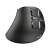 Trust 23731 ergonomic vertical wireless mouse, black, showing the Trust logo