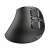 Trust 23731 ergonomic vertical wireless mouse, black, showing the Trust logo