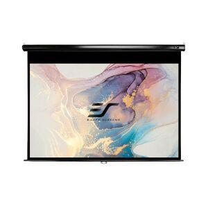 Ecran tip rulou ELITE SCREENS 84" (213,4 cm)/ 16:9/ 104,1×185,4 cm/ câștig 1,1/ carcasă neagră
