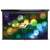 EliteScreens 84" manual wall mount projector screen, 16:9 aspect ratio, black frame