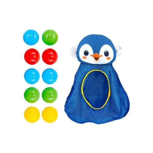 PlayGo pingvin fürdőjáték 10 színes labdával - Playgo