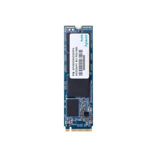 Apacer SSD AS2280P4 Series - 512GB AP512GAS2280P4-1 (M.2 PCI-E, Olvasás: 2100 MB/s, Írás: 1500 MB/s) 80782606