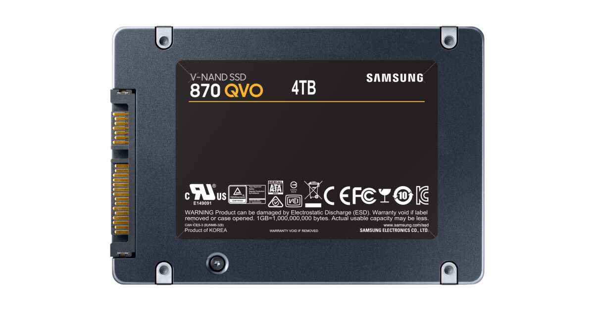 Samsung 870 QVO Sata 2.5'' SSD 4TB (MZ-77Q4T0BW