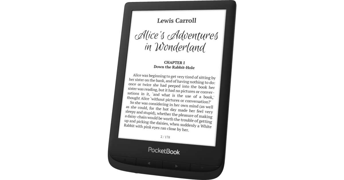 POCKETBOOK e-Reader - PB628 LUX5 fekete (6E Ink Carta, Cpu: 1GHz,512MB ...