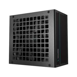 DeepCool PF450 450W 80 Plus Active PFC ATX Netzteil, schwarz, Seitenansicht - PC-Netzteile