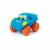 Clementoni Baby modré mäkké autíčko s oranžovými kolesami
