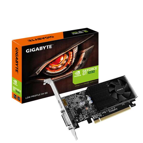 Gigabyte Videokártya PCI-Ex16x nVIDIA GT 1030 2GB DDR4 OC