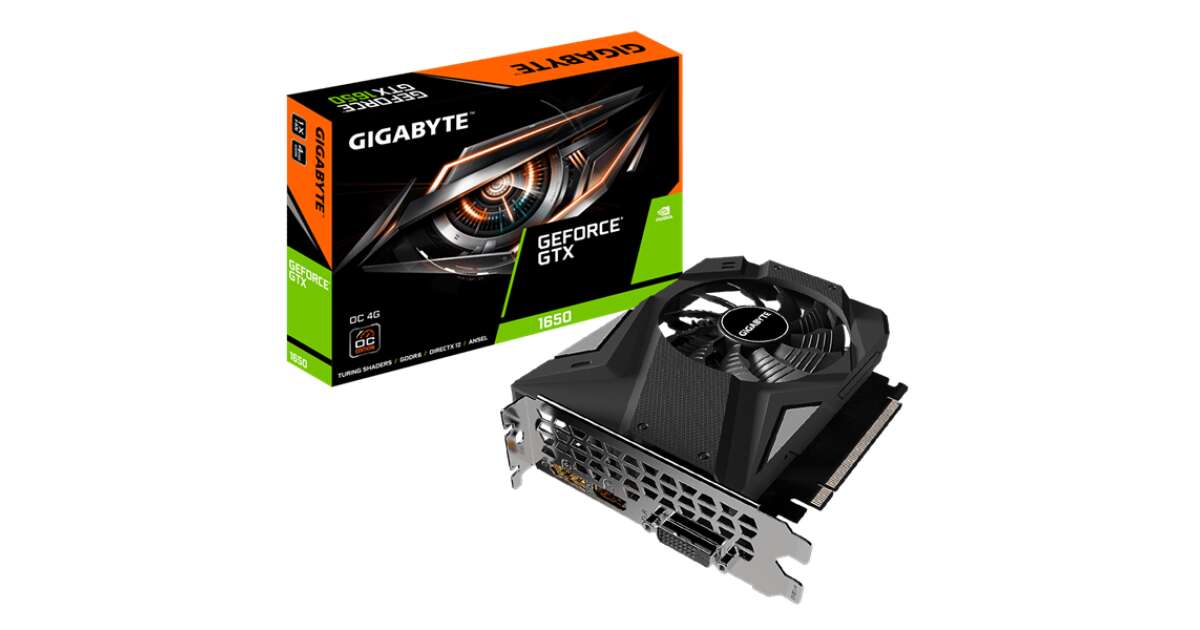 Gigabyte Video Card nVidia GTX1650 OC 4096MB DDR6 128bit